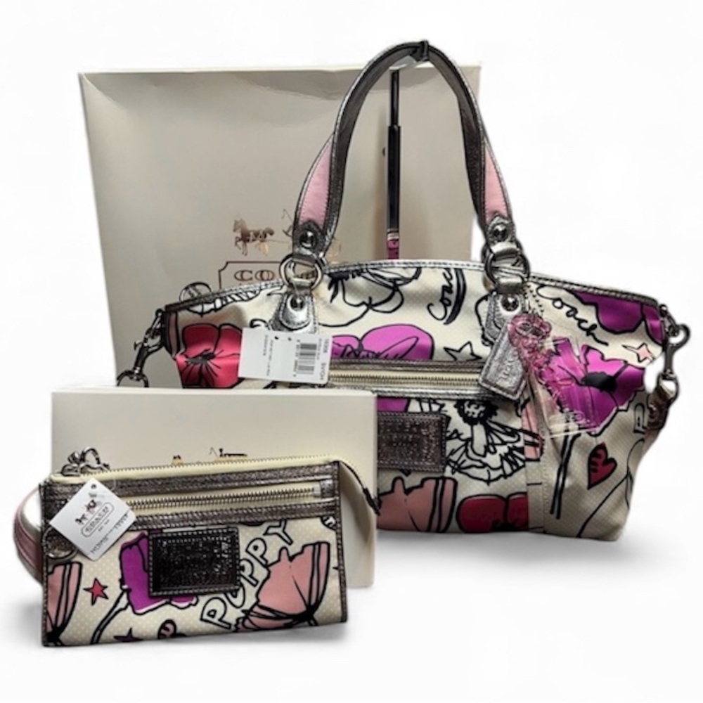 Coach 🌺 Poppy Satchel Womens Shoulder Bag